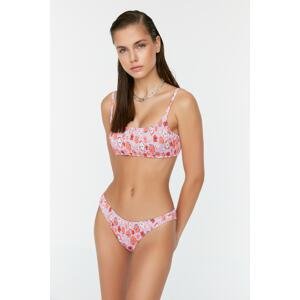 Trendyol Bikini Bottom - Purple - Floral