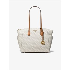 Cream Patterned Handbag Michael Kors Marilyn - Women