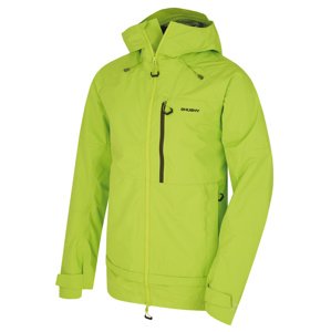 Men's hardshell jacket HUSKY Nanook M brightness. green