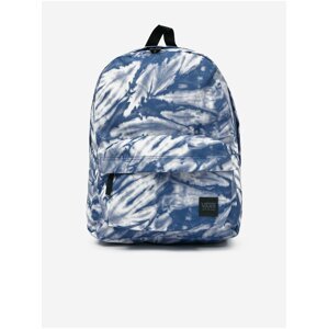 White-blue Women's Patterned Backpack VANS Deana III - Women