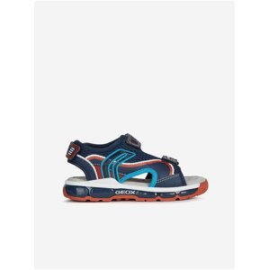 Dark Blue Boys' Sandals with Luminous Sole Geox Android - Boys