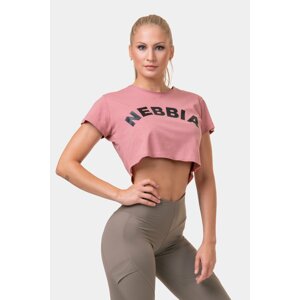 Nebbia Volný Fit & Sporty crop top old rose XS