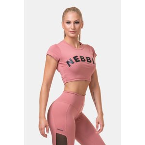 NEBBIA Sports HERO crop top with short sleeves