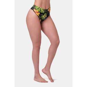 Nebbia High-waist sporty bikini - spodní díl 555 jungle green S