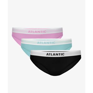 Bikini ATLANTIC 3Pack Women's Panties - purple/green/black