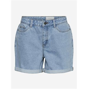 Light Blue Denim Shorts Noisy May Smiley - Women