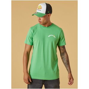 Light Green Men's T-Shirt with New Era Print - Men's