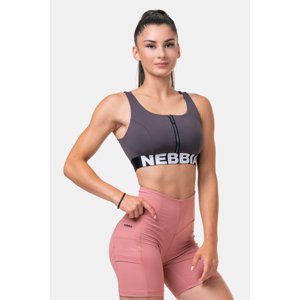 NEBBIA Smart Zip sports bra