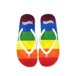 Women's flip-flops Frogies Rainbow