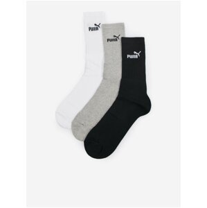 Puma Man's 3Pack Socks 883296 White/Black/Grey