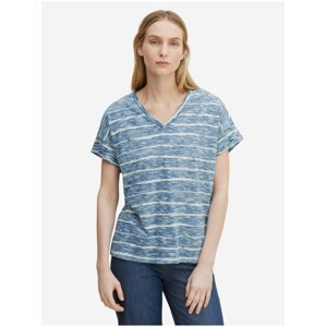 Blue Women's Striped T-Shirt Tom Tailor - Women