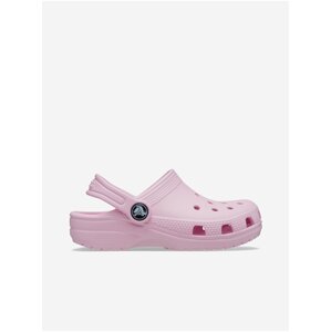 Light Pink Girl Slippers Crocs - Girls