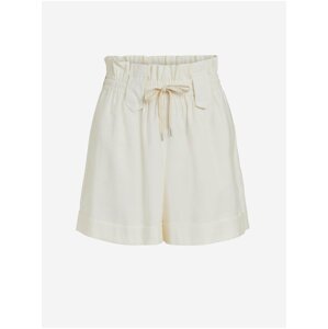 Cream shorts VILA Ruby - Women