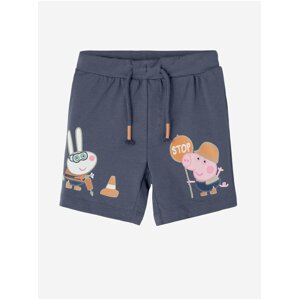 Dark Grey Patterned Boys Shorts Name It Marl - Boys