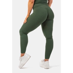 NEBBIA Ribbed High-waist leggings of organic cotton