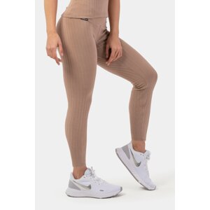 NEBBIA Ribbed High-waist Organic Cotton Leggings