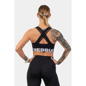 Nebbia Sports bra with Cross Back cut 410 black XS