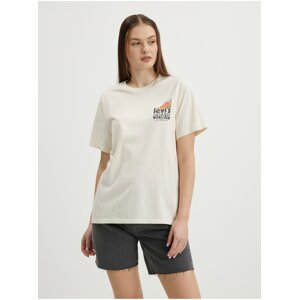 Levi's Cream Women's® T-Shirt with Prints - Women