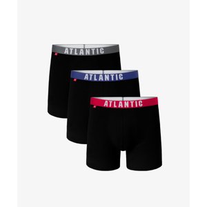 3-PACK Men's Classic Boxers ATLANTIC - black