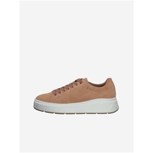 Tamaris Apricot Women's Leather Sneakers - Women