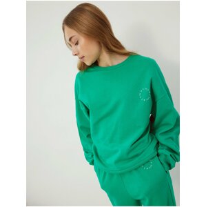 Green Girly Loose Sweatshirt name it Kolid - Girls