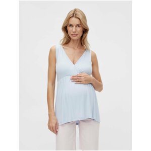Light blue maternity blouse Mama.licious Anny - Women