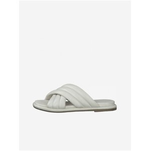 White leather slippers Tamaris - Ladies