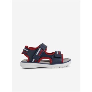 Red and blue boys sandals Geox Maratea - Boys