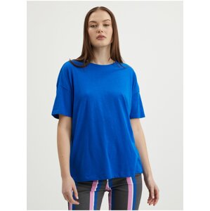 Blue loose basic T-shirt Noisy May Mathilde - Women