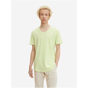 Light Green Man Basic T-Shirt Tom Tailor Denim - Men