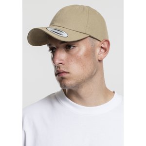 Low-profile khaki cotton twill