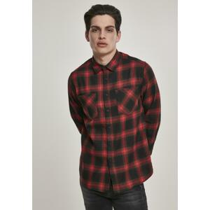 Checked Flanell Shirt 6 Black/red