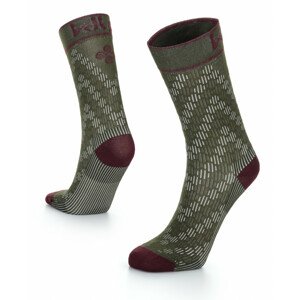 Unisex cycling socks Kilpi CYCLER-U khaki