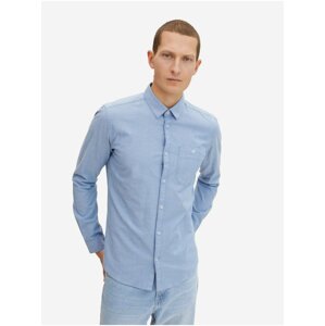 Light Blue Men's Shirt Tom Tailor - Men's