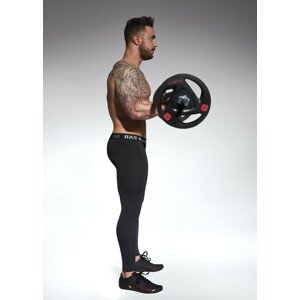 Bas Bleu Leggings EVERGYM men's black with welt at the waist