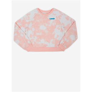 Levi's White-Pink Girly Batik Sweatshirt Levi's® - Girls