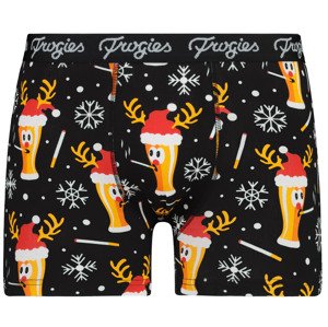 Men's boxers Smoke beer black Frogies Christmas