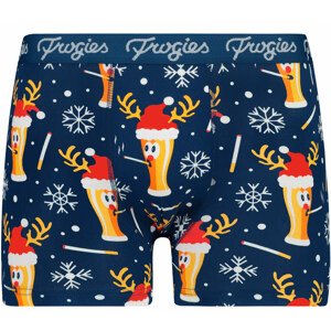 Men's boxers Smoke beer navy Frogies Christmas