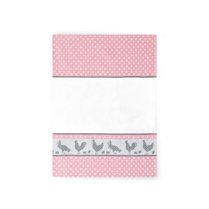 Zwoltex Unisex's Dish Towel Folk Pink/Pattern