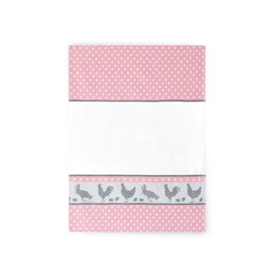 Zwoltex Unisex's Dish Towel In Package Folk Pink/Pattern