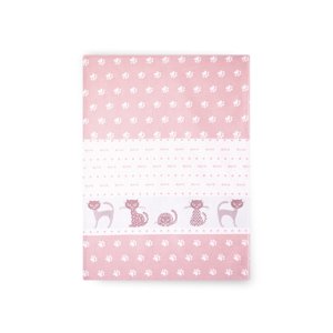 Zwoltex Unisex's Dish Towel Maru Pink/Pattern
