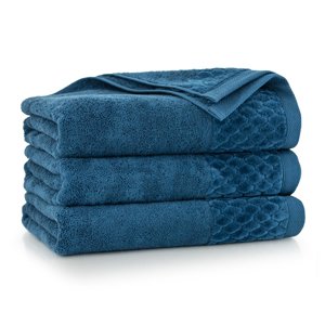 Zwoltex Unisex's Towel Set Carlo Ab Navy Blue