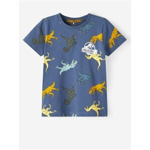 Blue Boys Patterned T-Shirt name it Jalil - Boys