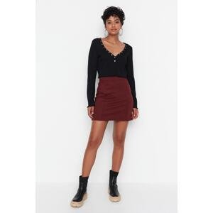 Trendyol Skirt - Burgundy - Mini
