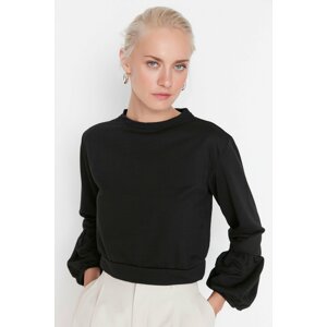 Trendyol Sweatshirt - Black - Regular fit