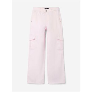 Light Pink Girly Wide Pants with Pockets LIMITED by name it - Girls