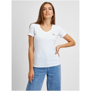 White Women's T-Shirt Guess - Women