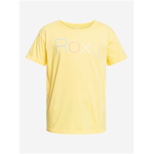 Yellow Girl T-Shirt Roxy Day and Night - Girls
