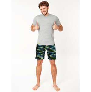 Férfi pizsama Yoclub Yoclub_Men's_Short_Cotton_Pyjamas_PIA-0030F-A110_Multicolour