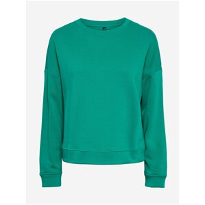 Green Basic Sweatshirt Pieces Chilli - Women